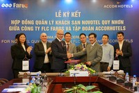 Lễ ký giữa FLC Faros và Tập đoàn AccorHotels là dấu mốc quan trọng trong chiến lược hợp tác giữa hai đơn vị 