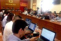 Buổi họp báo chiều 25/12 tại trụ sở Công an tỉnh Yên Bái. Ảnh: Sơn Dương