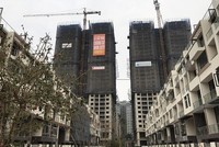 Dự án Mon City đang triển khai trồng cây xanh trên các tuyến đường nội bộ