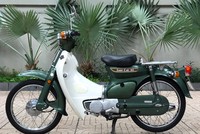 Chiếc Honda Cub 50 1978 của một người sưu tầm xe ở Sài Gòn.