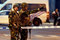 Cảnh sát Bỉ đã tiêu diệt kẻ tấn công. Ảnh:Reuters