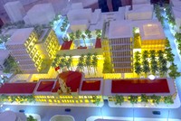 Phương án thiết kế Trung tâm hành chính TP HCM được lãnh đạo thành phốchọn hồi năm 2015. Ảnh:Trung Sơn