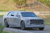 "Quái thú" mới của tổng thống Trump lộ diện trên đường thử. Ảnh:Caranddriver.