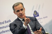 Thống đốc Ngân hàng trung ương Anh (BoE) Mark Carney. (Ảnh: AFP/TTXVN)