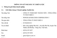 Thông tin về Tổng công ty Phát điện 3 gửi nhà đầu tư chiến lược 