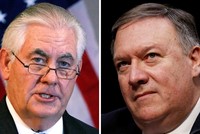 Ông Rex Tillerson (trái) và ông Mike Pompeo. Ảnh: Reuters.