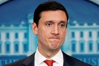 Cố vấn An ninh nội địa Tom Bossert hồi năm 2017. Ảnh:Reuters.
