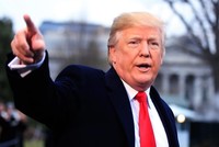 Tổng thống Mỹ Donald Trump tại Washington hồi tháng 12/2017. Ảnh:AP.