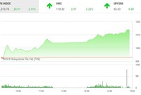 Phiên chiều 4/6: Sắc tím tràn ngập, VN-Index tăng vọt qua 1.010 điểm