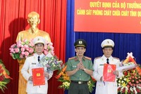 Trao quyết định bổ nhiệm lãnh đạo Công an tỉnh Quảng Ninh