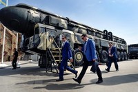 ên lửa đạn đạo liên lục địa Topol của Nga tại triển lãm quốc phòng Kubinka ở ngoại ô Moskva ngày 22/8/2017. (Nguồn: AFP/TTXVN)