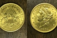 Đồng xu vàng từ năm 1904 ước tính trị giá 1.350 USD.