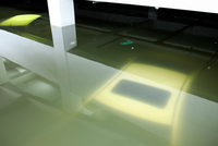 Nhiều xe chìm nghỉm dưới tầng hầm của tòa chung cư cao cấp. Ảnh: Nguyễn Đông.