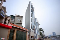 Nhà siêu mỏng, kỳ dị bên con đường nghìn tỷ mới ở Hà Nội
