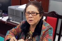 Bà Dương Thị Bạch Diệp tại cơ quan điều tra. Ảnh: Bộ Công an.