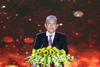 Phó Thủ tướng Trương Hòa Bình phát biểu tại buổi lễ. Ảnh VGP/Mạnh Hùng