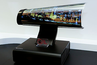 Nguyên mẫu smartphone với màn hình có thể cuộn của LG. Ảnh:LetsGoDigital.