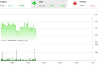 Diễn biến HNX-Index trong phiên sáng nay (Nguồn: TVSI)