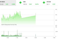 Phiên chiều 10/7: VN-Index giữ vững đà tăng, HNX-Index may mắn thoát hiểm