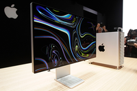 Mac Pro được trưng bày tại một sự kiện ở San Jose (California, Mỹ). Ảnh:AP