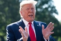 Tổng thống Mỹ Trump tại Nhà Trắng ngày 1/8. Ảnh: AFP.