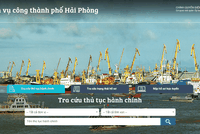 Cổng dịch công thành phố Hải Phòng.