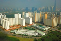 Chung cư tái định cư Bình Khánh (Thủ Thiêm, quận 2) có vị trí đắt địa, nhưng lại có 5.334 căn hộ không người ở - Ảnh: Lê Toàn