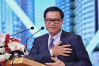 Ông Nguyễn Bá Dương tại cuộc họp Đại hội đồng cổ đông Coteccons hồi tháng 6/2020