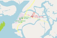 Dự án của Phát Đạt nằm trên vị trí trung tâm của quần thể kinh tế khu vực Cảng Cái Mép.