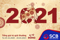 SCB: Triển khai chương trình khuyến mại trị giá 6 tỷ đồng