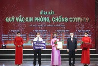 Ngay sau ra mắt, Quỹ vắc xin phòng chống dịch Covid đã nhận được sự chung tay ủng hộ của cộng đồng doanh nghiệp và nhân dân.