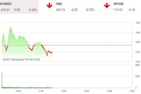 Giao dịch chứng khoán sáng 1/12: Bất động sản giữ sóng, VN-Index hãm đà giảm