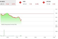 Giao dịch chứng khoán phiên sáng 2/3: Không thể cầm cự, VN-Index lao dốc mạnh