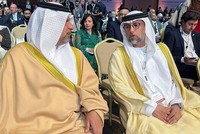 Ông Suhail Al Mazrouei, Bộ trưởng Năng lượng và Cơ sở hạ tầng UAE tại Đối thoại Năng lượng Tương lai Trung Đông và Bắc Phi - châu Âu ở Jordan. Ảnh: Reuters