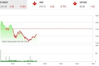 Giao dịch chứng khoán phiên sáng 5/7: Nhóm ngân hàng giữ VN-Index tránh khỏi phiên giảm sâu