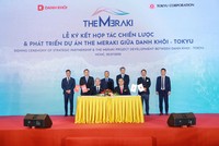 Đại diện Tập đoàn Danh Khôi và Tập đoàn Tokyu cùng ký kết thỏa thuận hợp tác chiến lược.