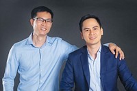 Trương Minh Đạt (bên phải) và Bùi Tiến Dũng - hai đồng sáng lập BenKon