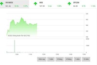 Giao dịch chứng khoán phiên sáng 17/11: Nhiều nhóm cổ phiếu tiếp tục tăng trần, thanh khoản chậm lại