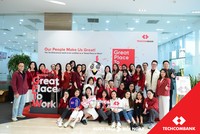Techcombank - Ngân hàng đầu tiên tại Việt Nam được vinh danh “Nơi làm việc xuất sắc 2022” do tổ chức quốc tế Great Place to Work
