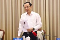 Bí thư Thành ủy TP.HCM Nguyễn Văn Nên nhìn nhận, những khó khăn đã được dự tính trước, nhưng các chỉ số giảm sâu hơn điều được dự đoán. Ảnh: Thành Nhân
