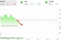 Giao dịch chứng khoán phiên sáng 1/6: Nhà đầu tư đặt cược lớn vào nhóm bất động sản vừa và nhỏ