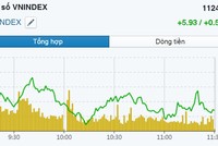 Giao dịch chứng khoán phiên sáng 22/6: VN-Index tiếp tục tăng, cổ phiếu bất động sản vẫn hot