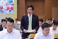 Chủ tịch HĐQT Novaland Bùi Thành Nhơn phát biểu tại Hội nghị chiều 3/8. Ảnh: VGP