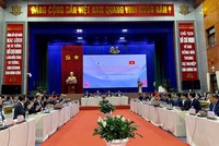 Toàn cảnh tọa đàm “Thúc đẩy hợp tác hữu nghị giữa tỉnh Long An với các địa phương và doanh nghiệp Hàn Quốc”.