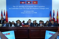 Hội nghị Tiểu ban Kinh tế Khu vực Tam giác phát triển CLV lần thứ 12