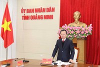 Ông Cao Tường Huy, Chủ tịch UBND tỉnh Quảng Ninh chủ trì phiên họp. Nguồn: Quảng Ninh Portal.