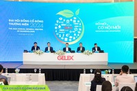Toàn cảnh ĐHĐCĐ năm 2024 của Công ty cổ phần Tập đoàn GELEX diễn ra sáng 28/3.