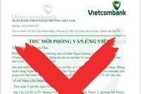 Vietcombank cảnh báo về việc một số đối tượng mạo danh để thực hiện hành vi có dấu hiệu lừa đảo