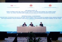 Hội nghị “Tăng cường hợp tác với quỹ đầu tư nhằm huy động tài chính xanh phục vụ tăng trưởng bền vững và cơ cấu lại doanh nghiệp nhà nước” do SCIC phối hợp với Bộ Ngoại giao và Ủy ban Quản lý vốn nhà nước tổ chức