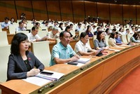 Quốc hội nghe tờ trình và báo cáo thẩm tra.